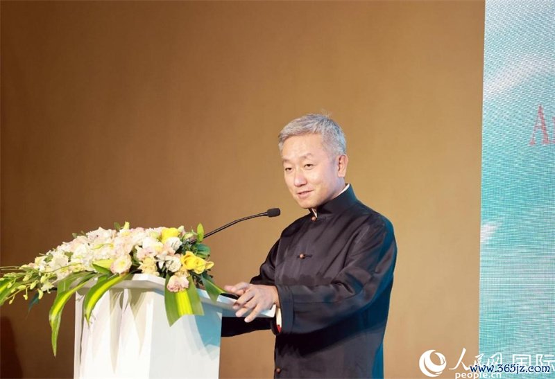 张益明大使致辞。人民网记者 